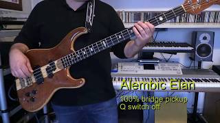 Bass Cover - Duran Duran - Of Crime And Passion - with Alembic Elan bass