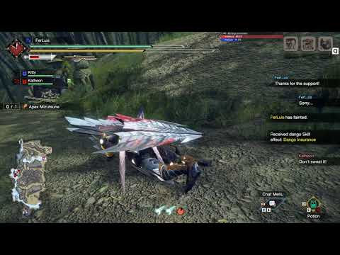 Endgame armor vs Apex Mizutsune