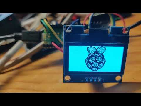 Raspberry Pico image rotation using framebuffers OLED SH1106