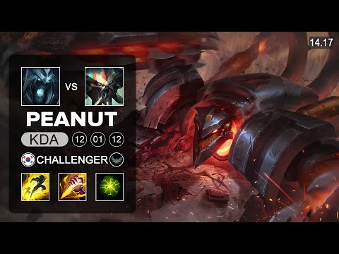 Peanut Skarner vs Karthus Jungle - KR Challenger - Patch 14.17 Season 14