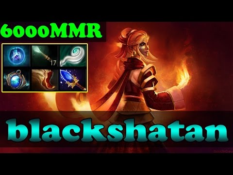 Dota 2 - blackshatan 6000 MMR Plays Lina Vol 1 - Ranked Match Gameplay!
