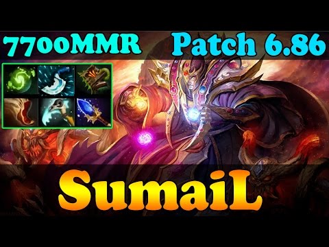 Dota 2 - Patch 6.86 : SumaiL 7700 MMR Plays Invoker Vol 9 - Ranked Match Gameplay!