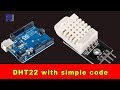 How to use DHT22 AM3302  Temperature and Humidity sensor with Arduino