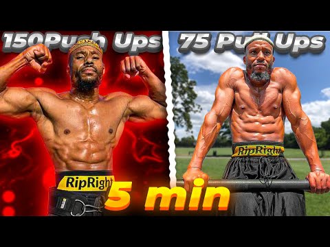 75 Pull Ups & 150 Push Ups In 5 Minutes Challenge Inspired By Gold Wing Barbarian Snoop @RipRight