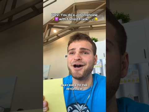 A Job Interview with Forrest Frank…🤯✝️😭🍋 @jgglsofficial #JesusLovesYou #Christian #Jesus #Funny