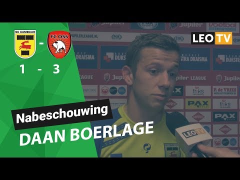Nabeschouwing Daan Boerlage SC Cambuur - FC Oss