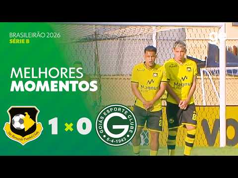 Gols e lances de São Bernardo x Goiás