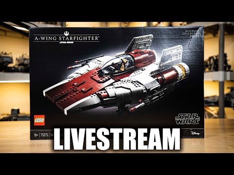 LEGO UCS A-wing Build Livestream! (Ep 24) - 75275