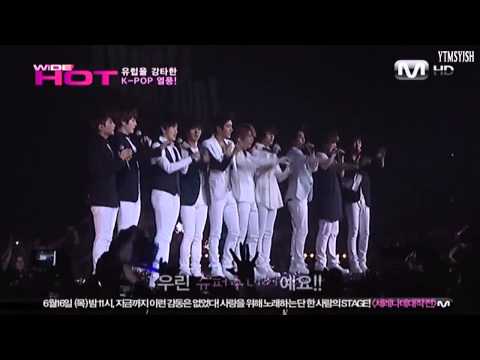 [110614] Mnet Wide SM Live In Paris - Super Junior cut