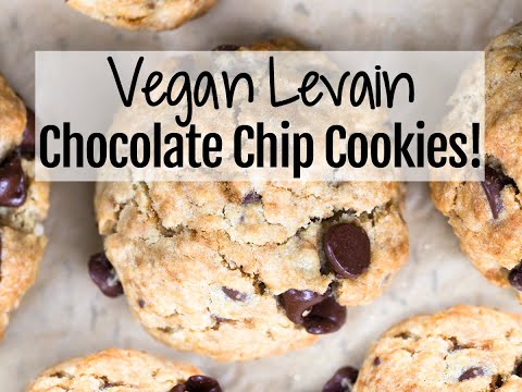 Vegan Levain Chocolate Chip Cookies