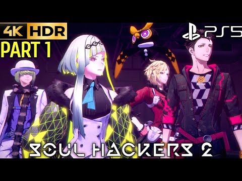 Let's Play SOUL HACKERS 2 PS5 Gameplay Walkthrough 4K 60FPS HDR Part 1 Intro FULL GAME No Commentary
