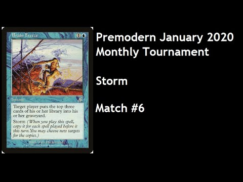 Storm vs Gro-A-Tog - Premodern Open Monthly January 2020 - Storm Combo - Match #6