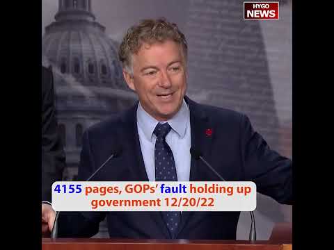 4155 pages and to vote, GOPs' fault holding up government