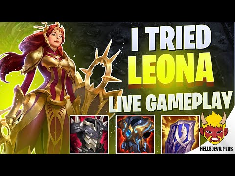 I Tried Leona And She Is OP! - Wild Rift HellsDevil Plus Gameplay