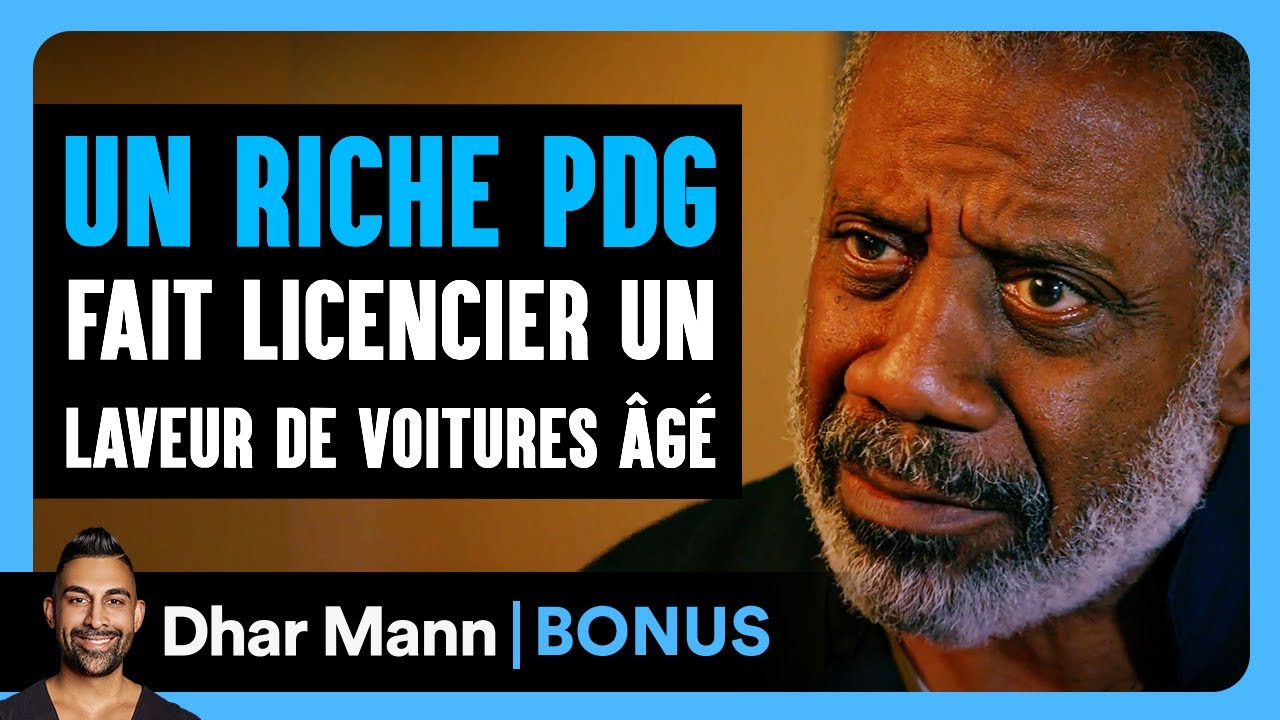 Un Riche Pdg Fait Licencier Un Laveur De Voitures Âgé | Dhar Mann Studios