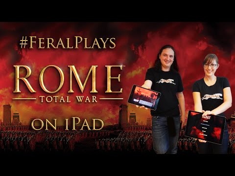 Feral plays ROME: Total War on iPad! - YouTube