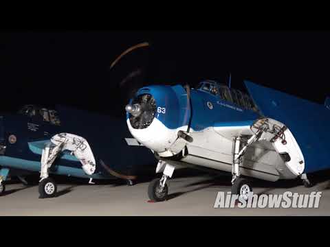 TBM Avenger Night Run-Ups! - TBM Avenger Gathering 2019