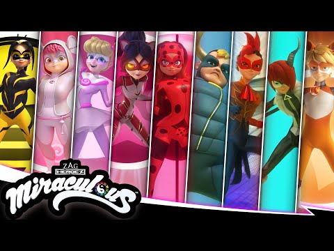MIRACULOUS | 💫 ALL TRANSFORMATIONS ☯️ | SEASON 4 | @Miraculous