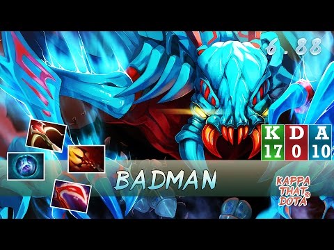 Badman playing Weaver VS Arteezy 8.3k MMR patch 6.88