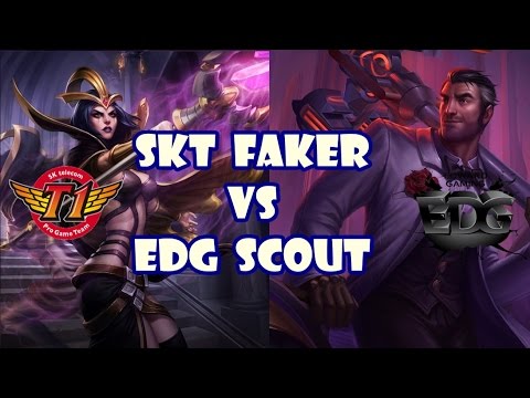 [ July 19, 2016 ] SKT Faker vs EDG Scout | Leblanc vs Jayce | Kr challenger| s6 live stream