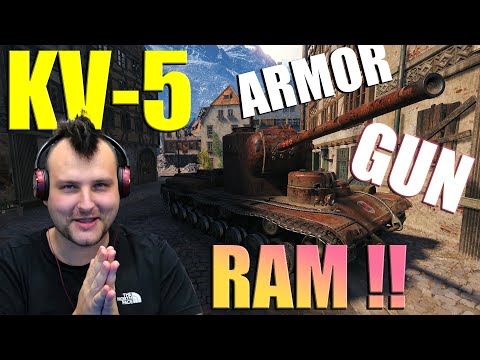The Mighty KV-5: Armor, Gun, and Epic Ramming Power! | World of Tanks