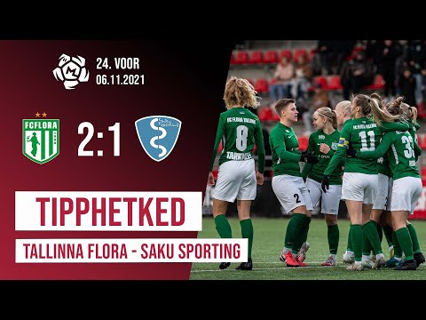 NML 24. voor: Tallinna FC Flora - Saku Sporting 2:1 (06.11.2021)