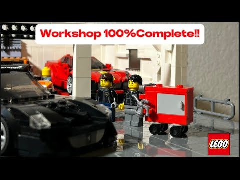I FINALLY FINISHED MY LEGO WORKSHOP!! | LEGO