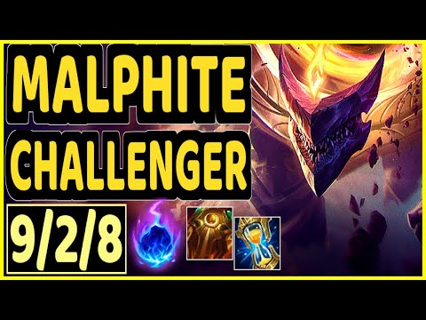 MILICA (MALPHITE) - 9/2/8 KDA TOP CHALLENGER GAMEPLAY - EUW