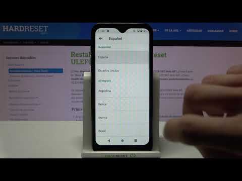 Cómo poner ULEFONE Note 8P en español - cambiar idioma a español