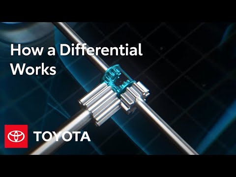 Part of a video titled How a Differential Works | Toyota - YouTube