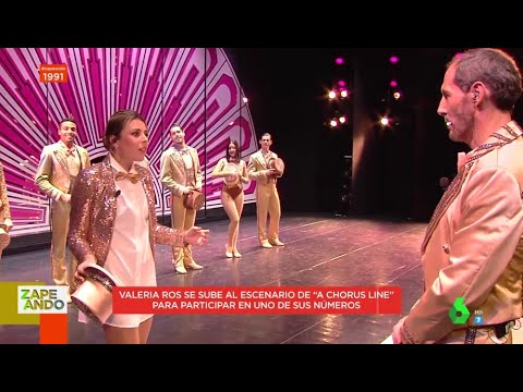 Valeria Ros desvela cuál es su verdadero nombre en pleno directo a Manuel Bandera - Zapeando