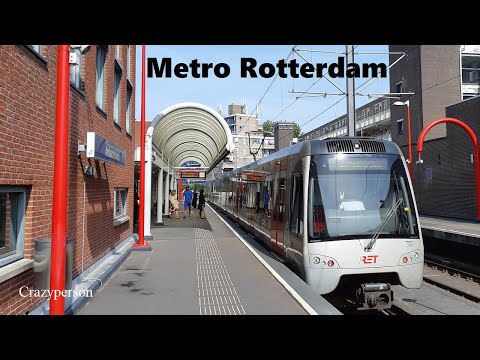 RET Metro Rotterdam Ambachtsland - Schiedam Centrum En Trein
