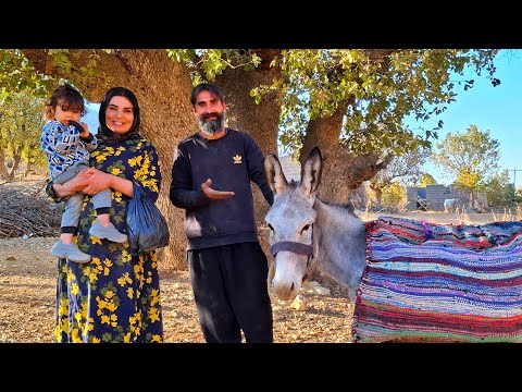 Struggling for Survival in the Mountains | Roghayeh and Abed’s Nomadic Life 🌿🔥