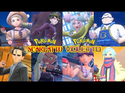 Tutti i REMATCH dei CAPIPALESTRA - Pokemon Scarlatto e Violetto ITA
