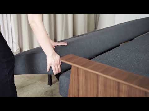 Recast Plus Sofa Bed w/Wooden Arms by Innovation Living