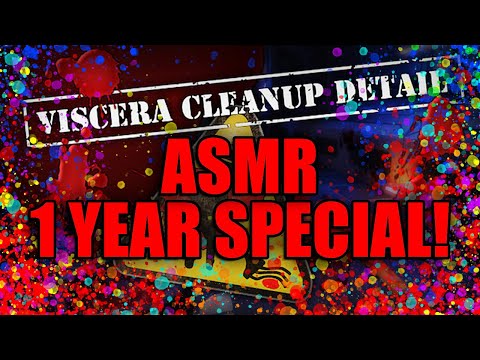 (1 YEAR SPECIAL) ASMR Let's Play: Viscera Cleanup Detail || Back to Work!