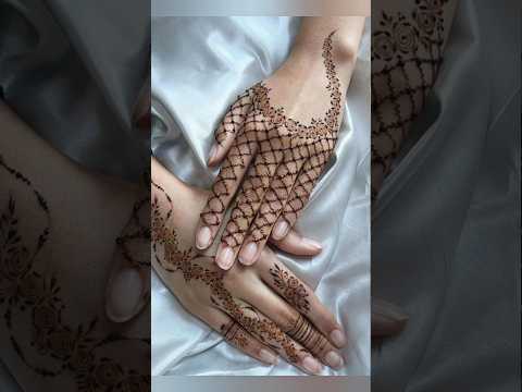 Quick and easy😱😱😱 simple style henna designs 😱 unique mehendi designs ideas #mehndidesign2024 #song