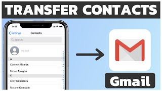 How to Export iPhone Contacts to Gmail Account || Backup iPhone Contacts to Gmail