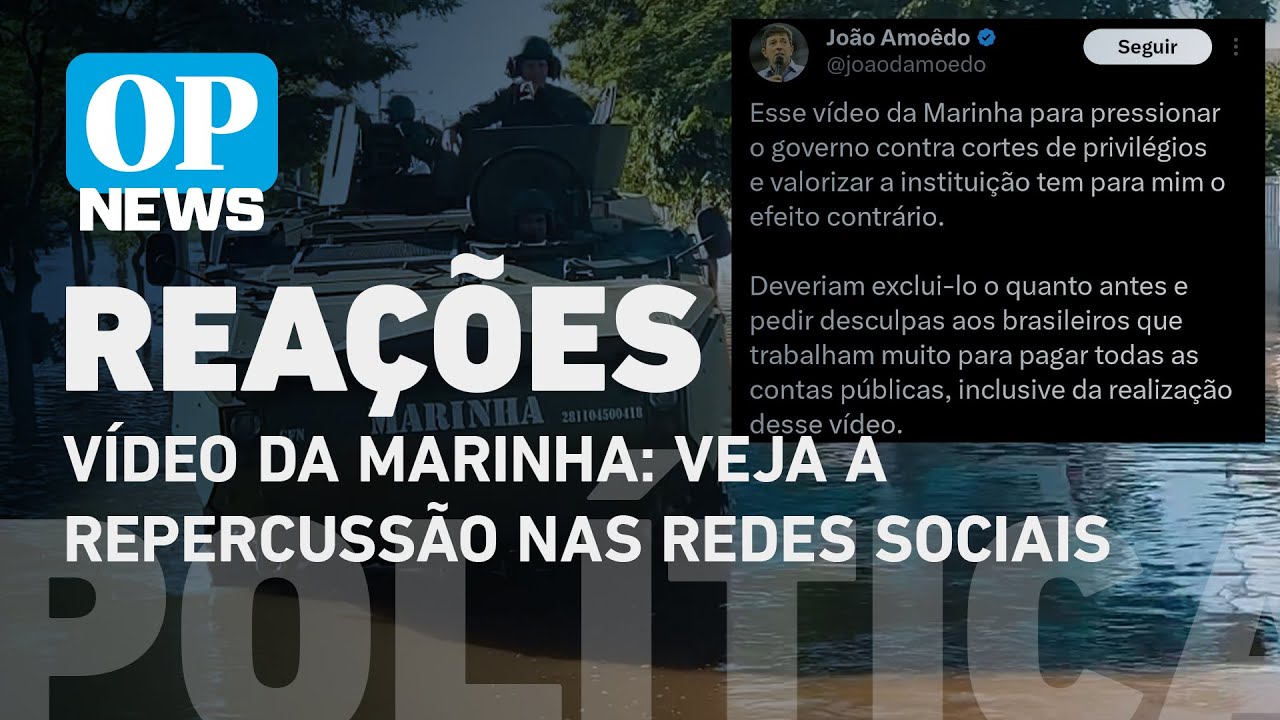Vídeo da Marinha: Veja a repercussão da publicação nas redes sociais l O POVO NEWS