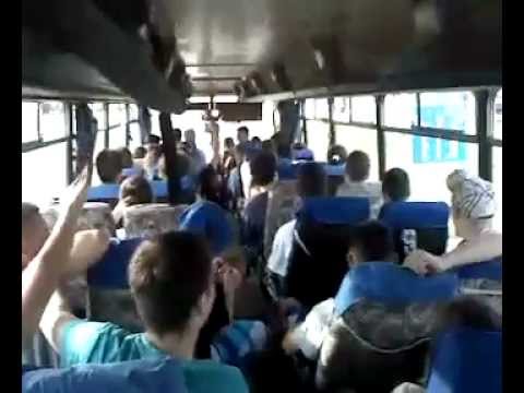 RK Loznica-RK Studentski Grad,slavlje u autobusu sa navijacima!!!