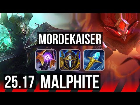 MORDEKAISER vs MALPHITE (TOP) | KR Master | 25.17
