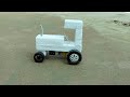 How To Make A Foam Peace Mini Tractor At Home Foam Tractors