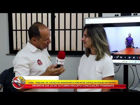 Poção de Pedras Fórum de Justiça Semana de Conciliação Itinerante 2026