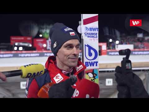 Piotr Żyła w swoim stylu do dziennikarzy! "Właśnie idę coś zjeść"