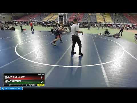 100-101 Lbs Round 2 - Graem Keener, AL Vs Regan Gustafson, ND 27b3