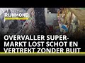 OVERVALLER supermarkt lost SCHOT, maar vertrekt zonder buit