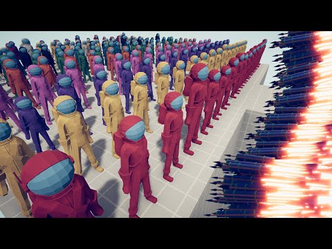 AMONG US ARMY vs EVERY GOD | Totally Accurate Battle Simulator TABS