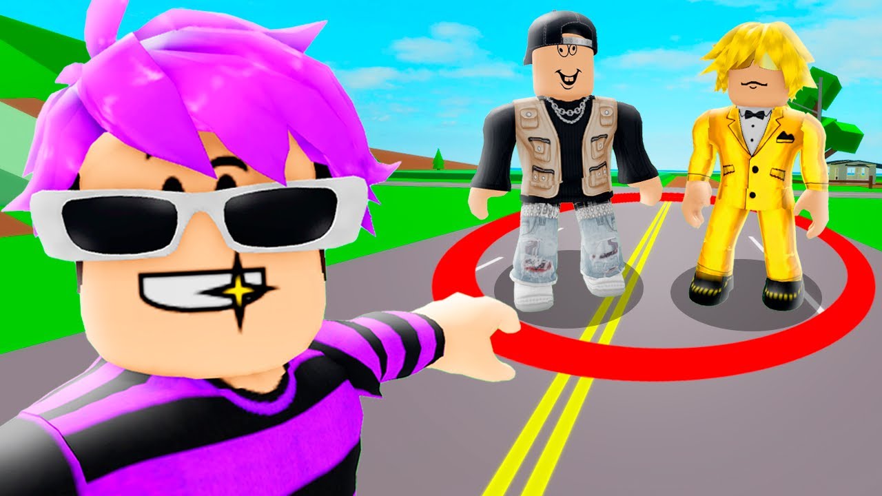 ÚLTIMO A SAIR DO CIRCULO GANHA 1000 ROBUX no BROOKHAVEN!