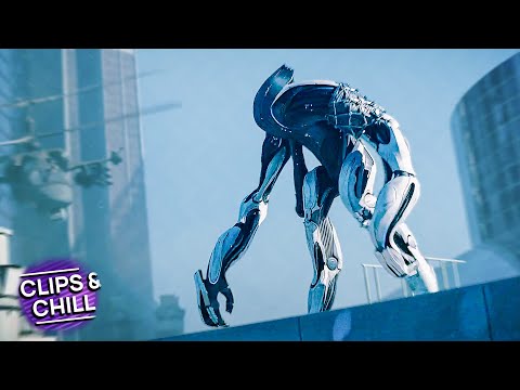 Alien vs. Helicopter Fight Scene | Attraction 2: Invasion | Clips & Chill