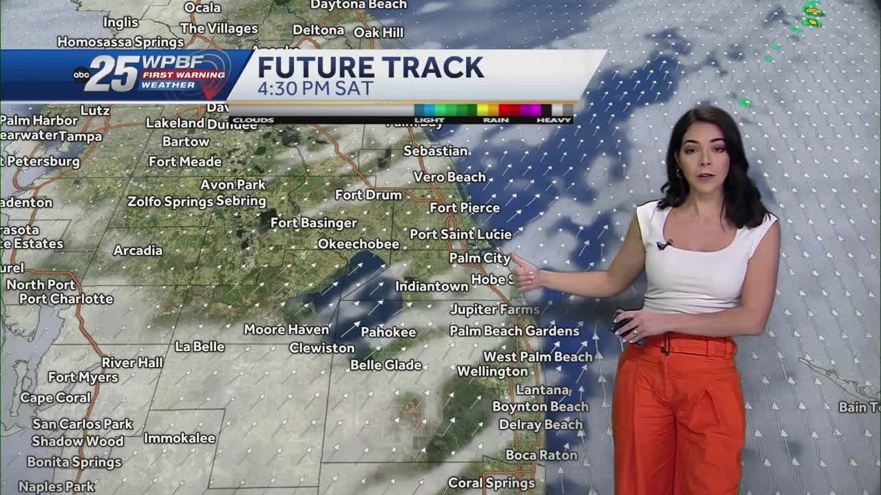 Cold front moving in on Sunday